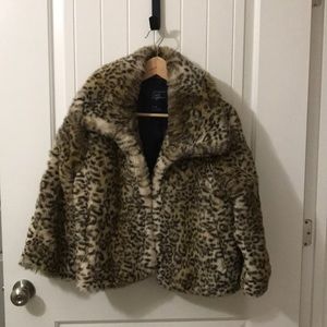 Faux Fur Cheetah Jacket